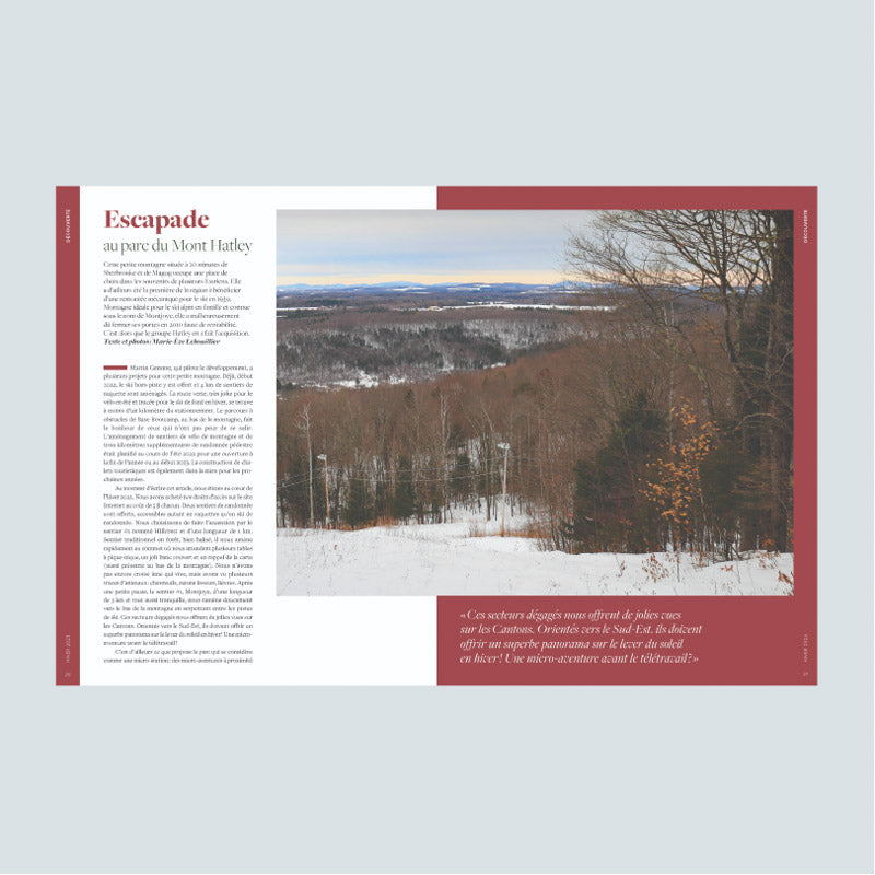 Snowshoes and Nordic spas