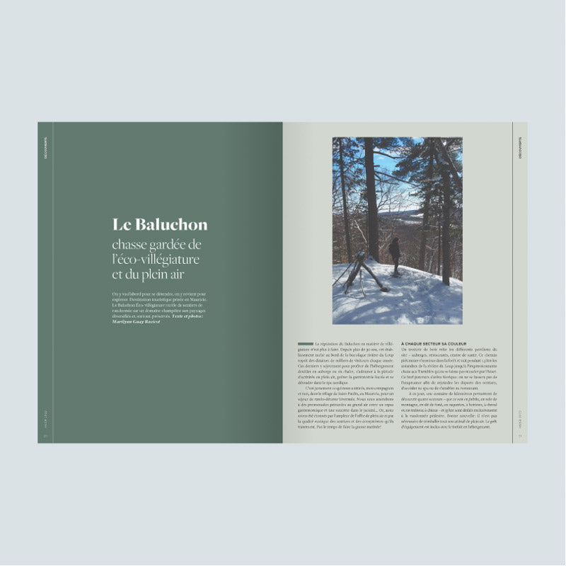 Snowshoes and Nordic spas