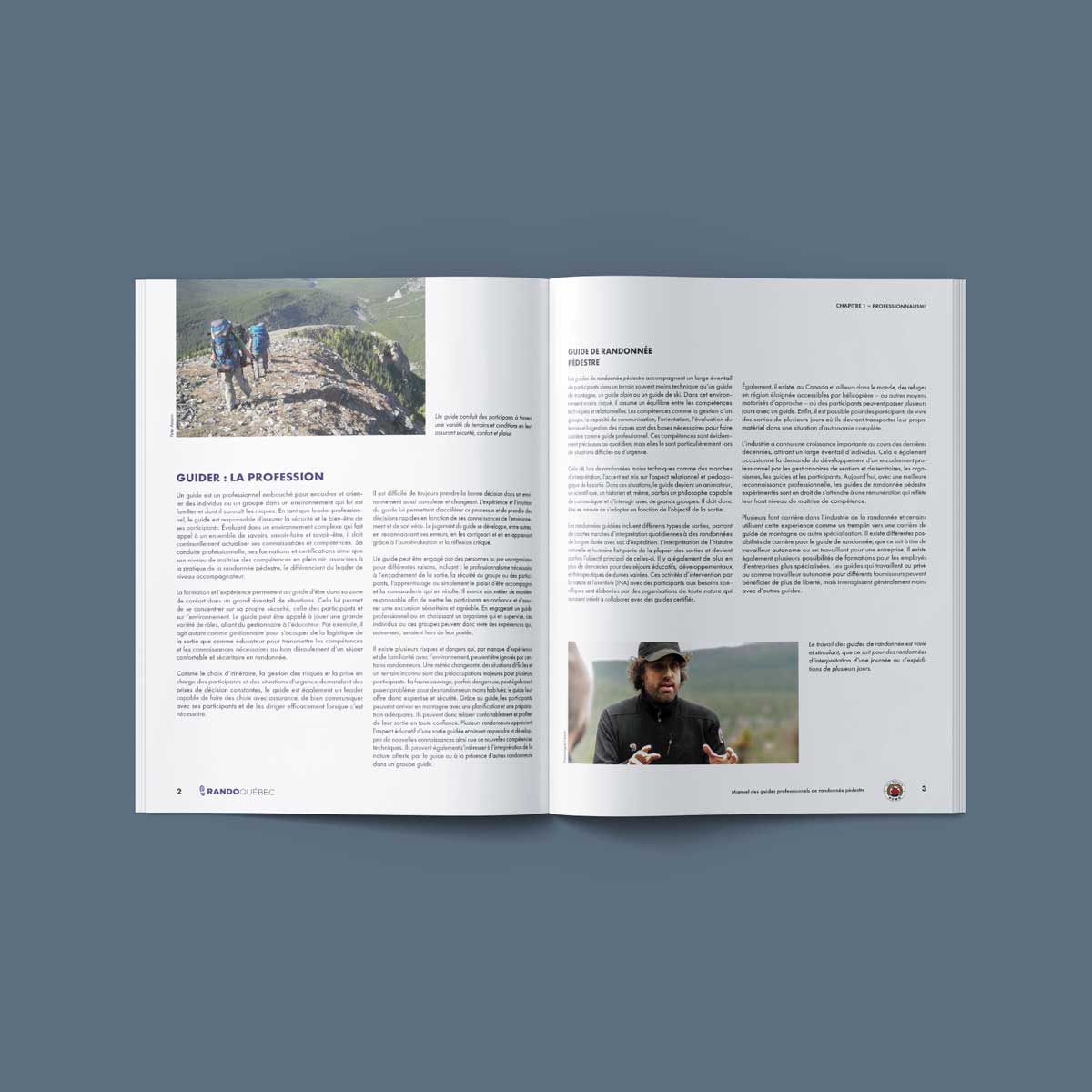 Manual for professional hiking guides