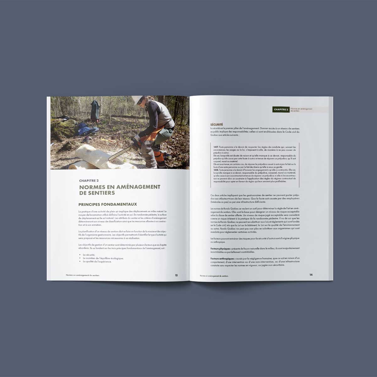 Trail design standards